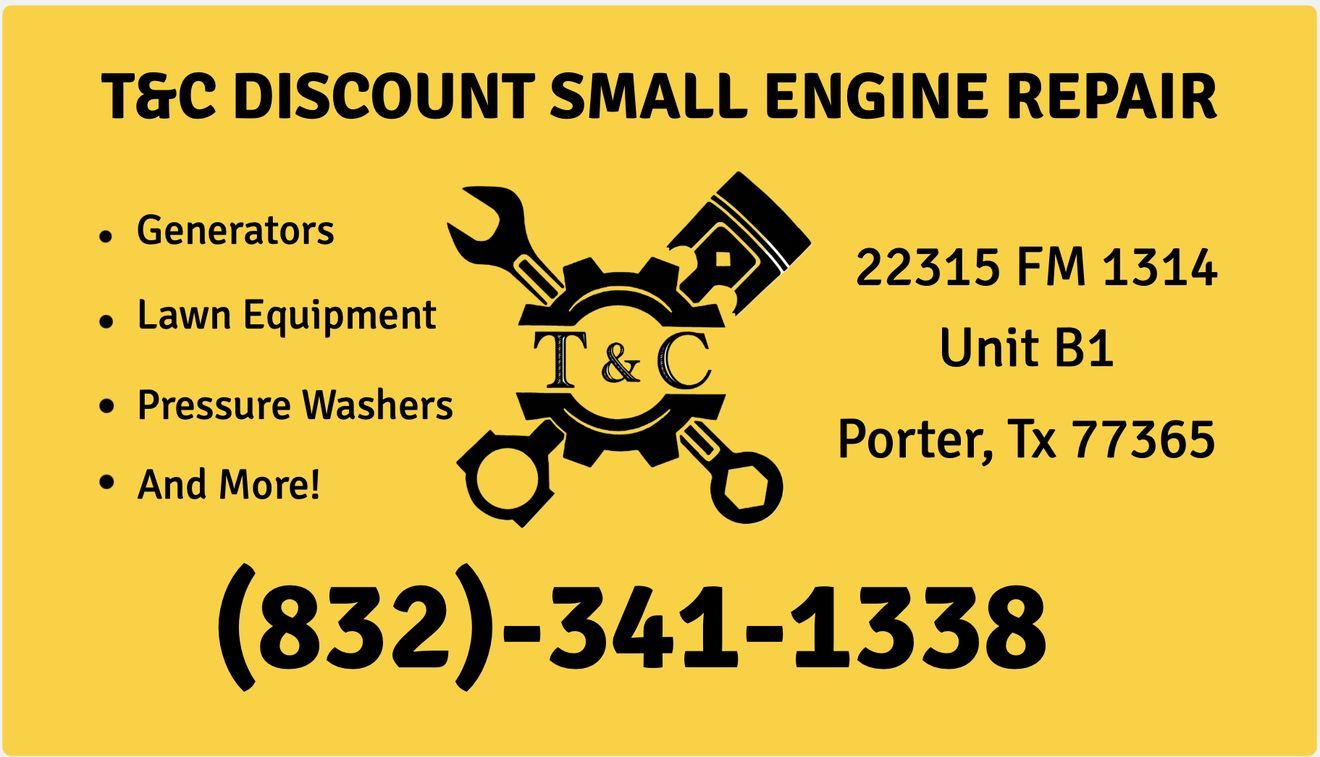 T&C Discount Small Engine Repair our mission